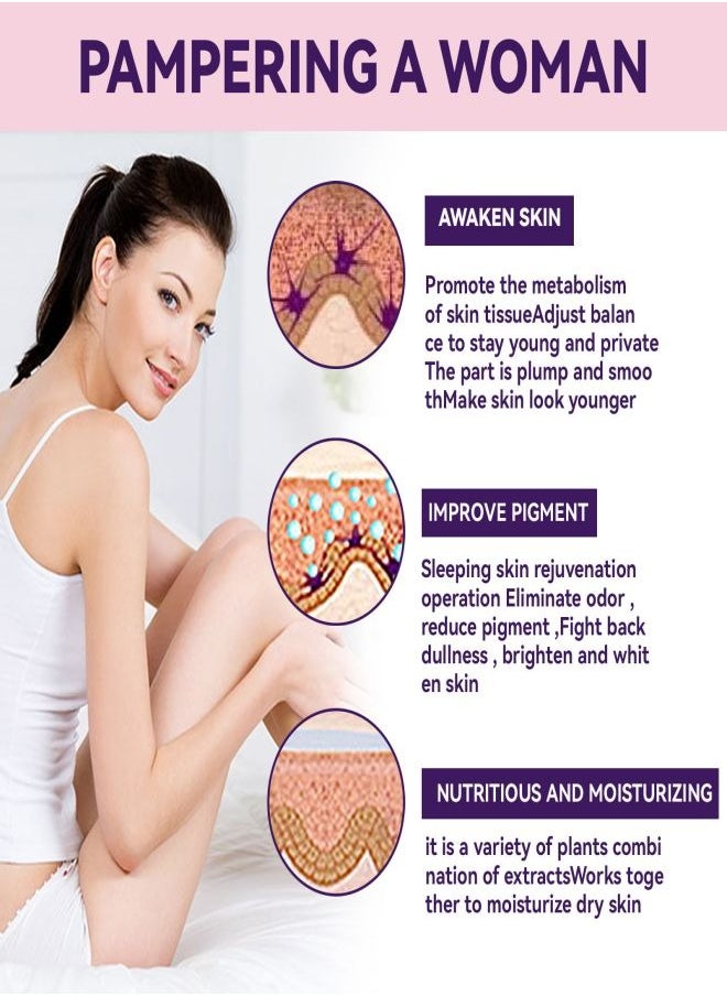 NORTH MOON - Underarm Cream, Effectively Lighten Dark Underarm Gentle on the Skin, Soothe and Hydrate, Safe Ingredients Nourishing Formula Fast-Absorbing Long-Lasting Easy to Use for All Skin Types - Image 1