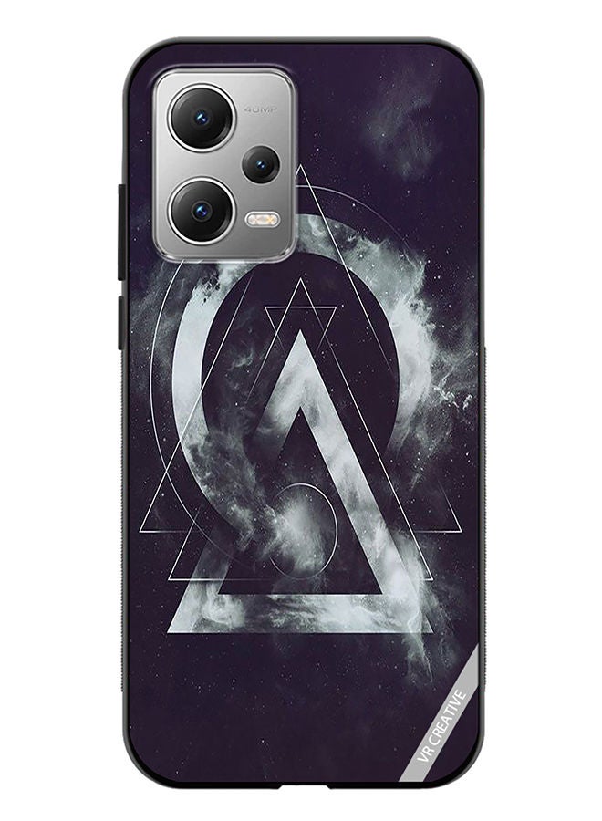 VR CREATIVE غطاء حماية لهاتف Xiaomi Redmi Note 12 بتصميم تجريدي متعدد الألوان - Image 1