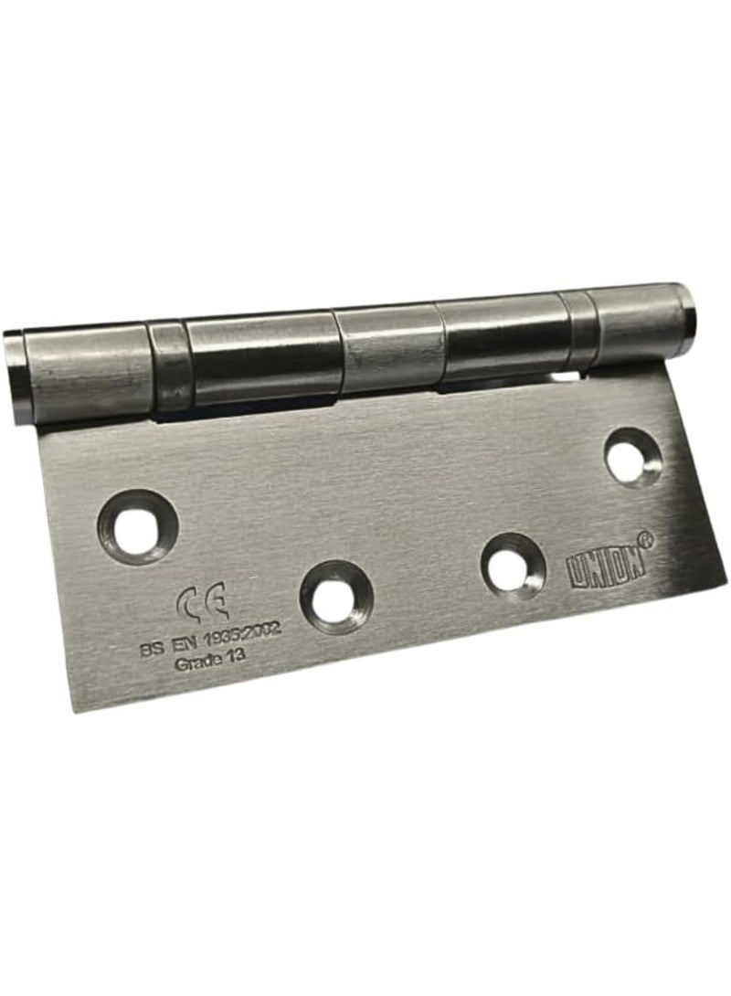 Union 316 Stainless Steel Butt Hinge | 3mm Thick 2 Ball Bearings (114 x 102 x 3.5 mm) - Image 3