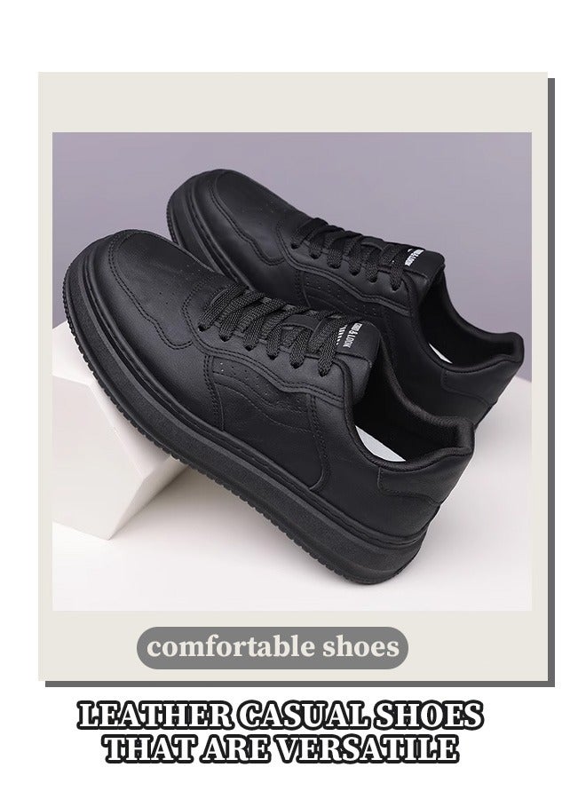 The new men's stylish casual leather sneakers, comfortable leather casual shoes for men that won't feel stuffy, and a timeless design suitable for all men.  - Image 5