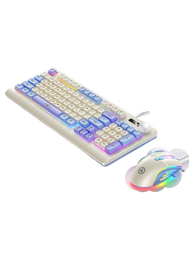 Nariele New Wired Keyboard And Mouse Office Esports Set