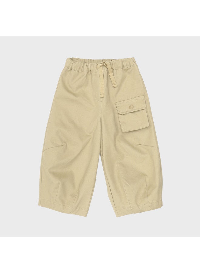 Zara kids' Urban Outdoor Casual Workwear Style Comfortable Breathable Drawstring Straight-leg Pants - Image 2