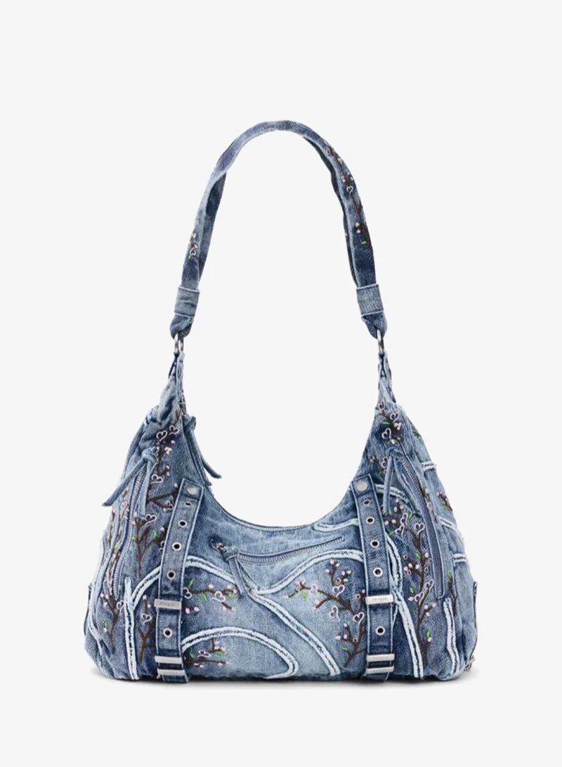 DESIGUAL Denim bag buckles