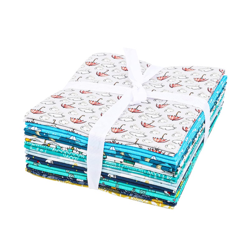 Craftido -25 Options- 100% Cotton Quilting Fabric Bundles 10pcs Fat Quarters 18â€x21â€-Medium Weight 5.2 oz- Soft Cotton for Quilting, Sewing Project, Patchwork, DIY Crafts â€“ Baby Boy - Image 4