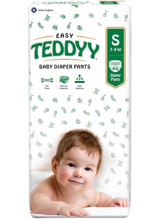 Teddyy Baby Easy Small Diaper Pants, 46-Piece - pzsku/ZC911E5A648A53EAD21EAZ/45/_/1741342346/31b36594-1f08-4f6b-a8d3-1a2080068657