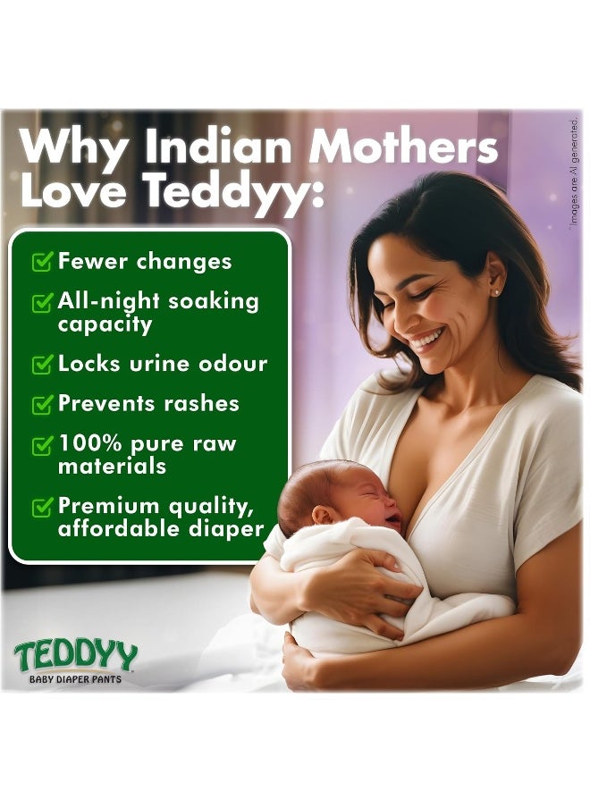 Teddyy - Teddyy Baby Easy Small Diaper Pants, 46-Piece - Image 1