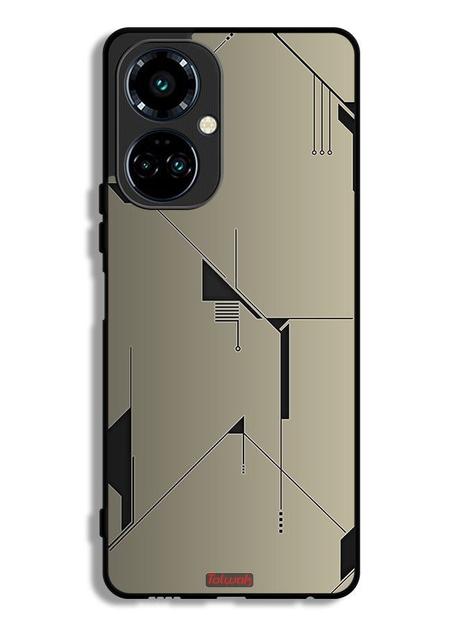 Tolwak Tecno Camon 19 Protective Case Cover Minimalism Abstract Digital Art - Image 1