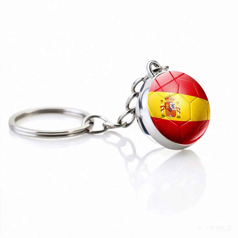 2026 FIFA World Cup USA Canada Mexico Zinc Alloy Keychain Fan Souvenir Mascot Pendant - Image 1