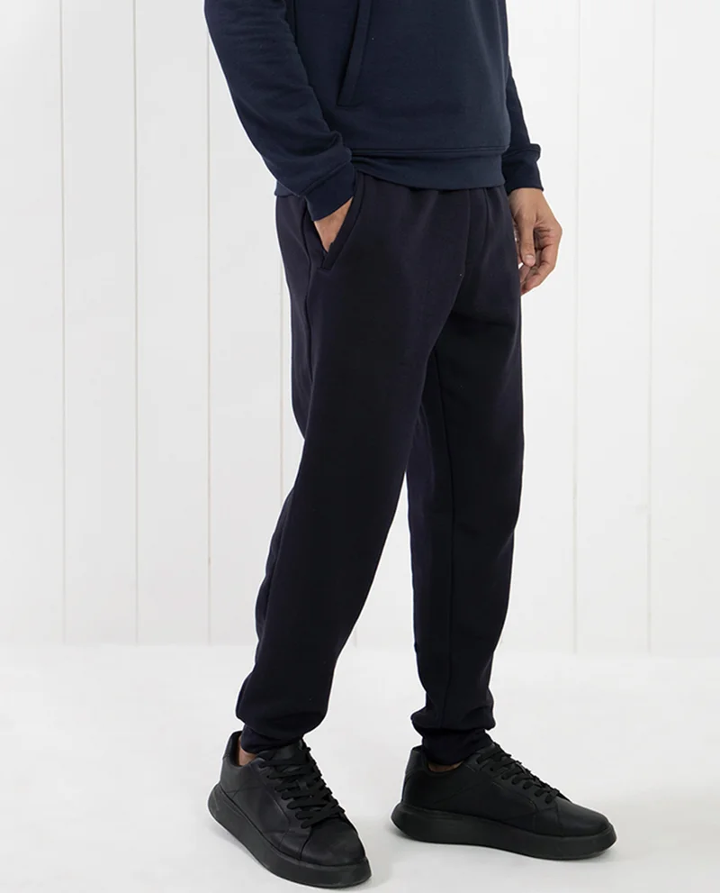 Rare Rabbit Rare Rabbit Men's Saho Navy Mid-Rise Trackpant