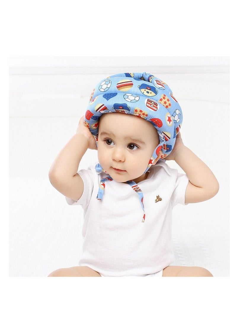 MIXDE Breathable Head Protector and Toddler Safety Helmet Guard Cushion with Adjustable Straps  - Image 1