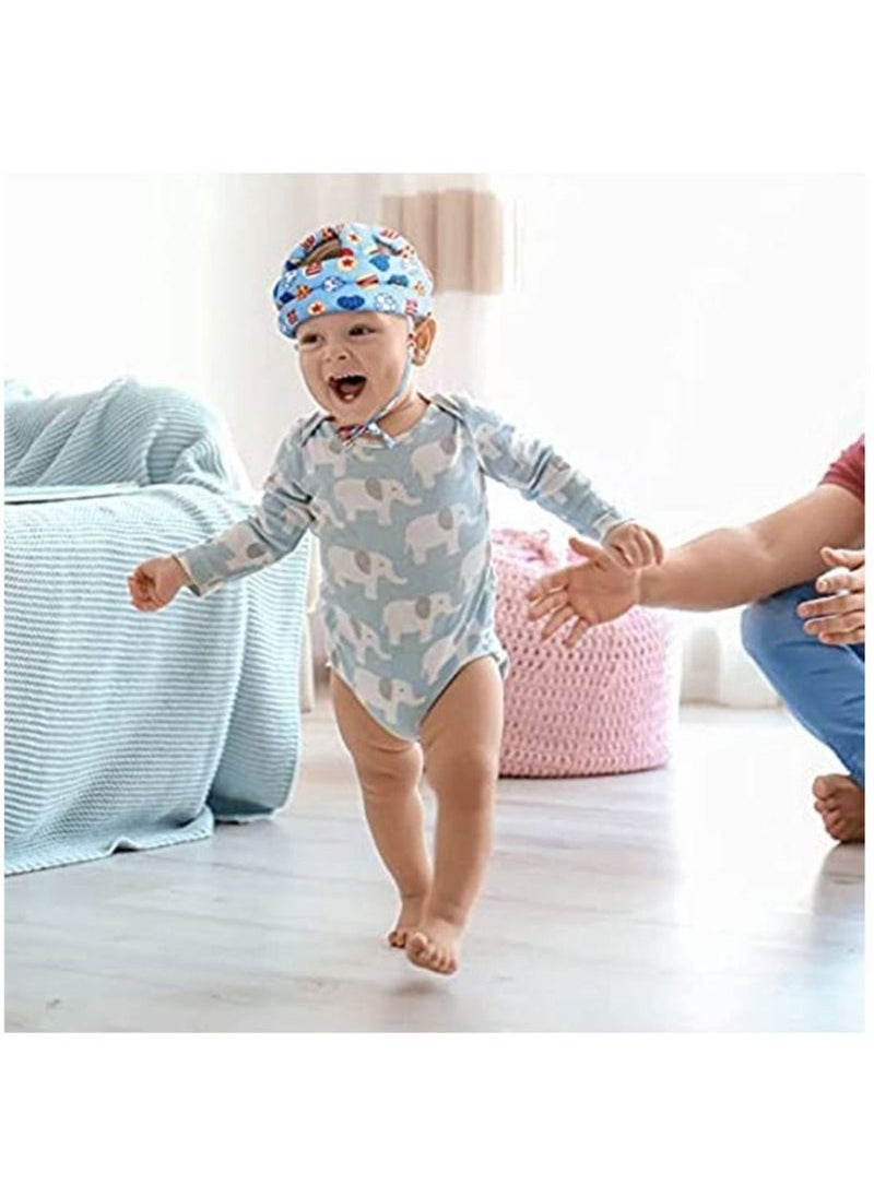 MIXDE Breathable Head Protector and Toddler Safety Helmet Guard Cushion with Adjustable Straps  - Image 2