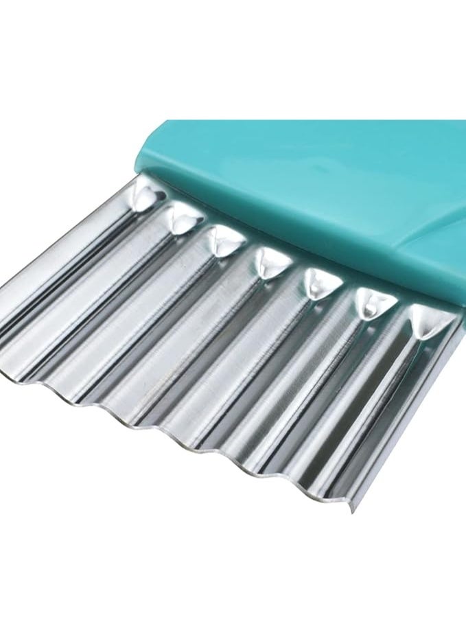 قطّاعة مموجة من الستانلس ستيل بمقبض بلاستيك – متعددة الألوان - Image 5