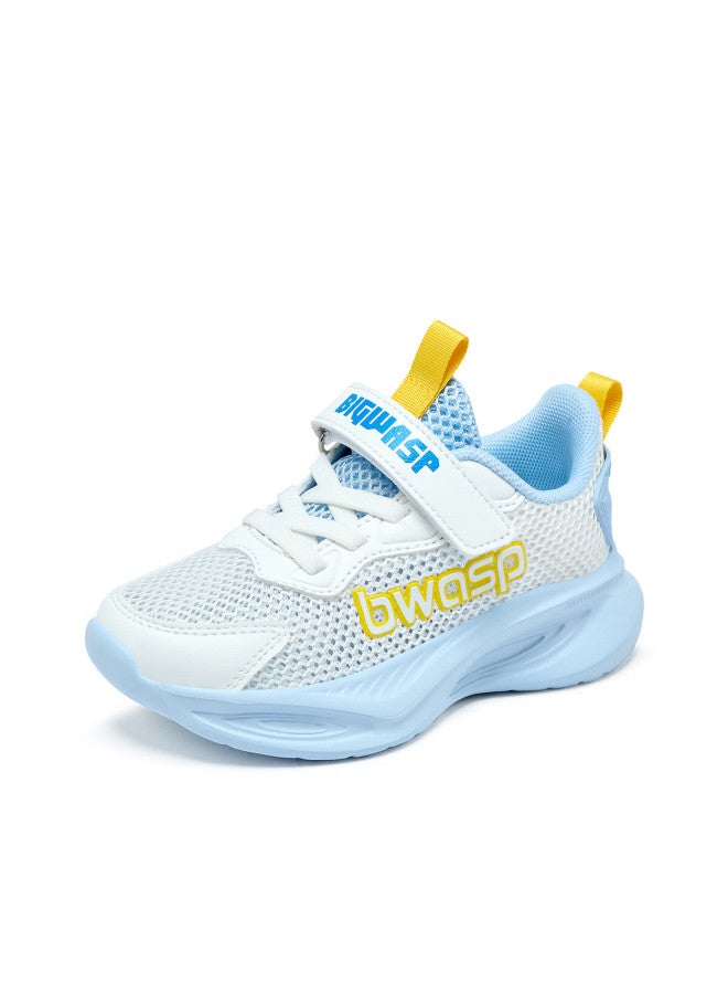 BIGWASP Big Wasp Boys' Sports Running Shoes Spring New D112621683k White Orange Size 41 - Image 4