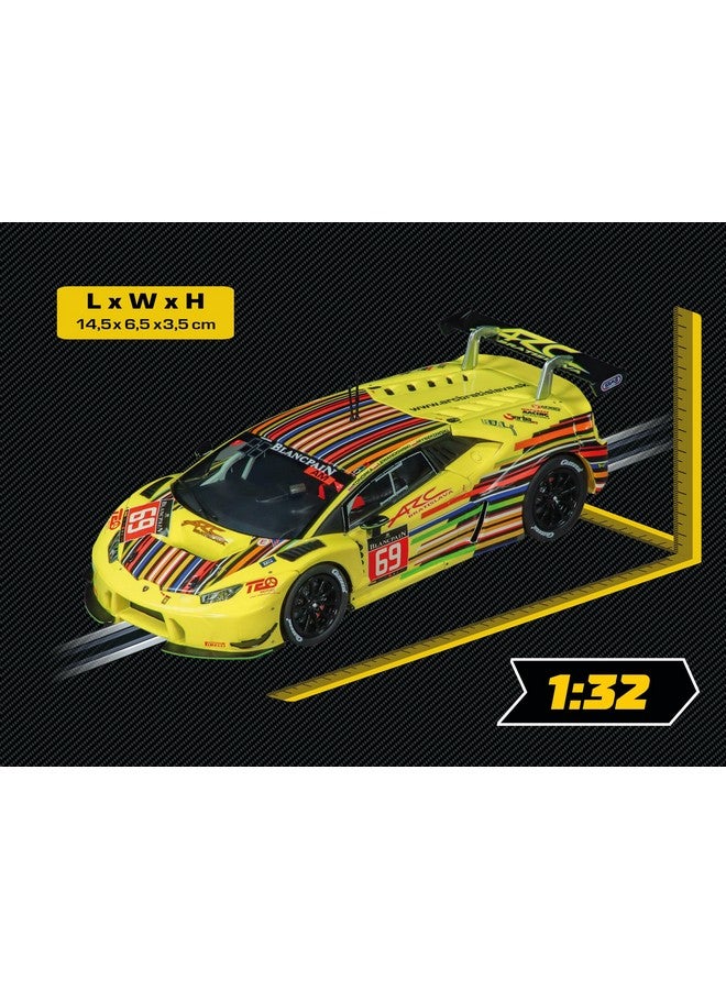 Carrera 27749 Lamborghini Huracán GT3 ARC Bratislava No.69 24H Spa 2016 1:32 Scale Analog Slot Car Racing Vehicle Evolution Slot Car Race Tracks - Image 3