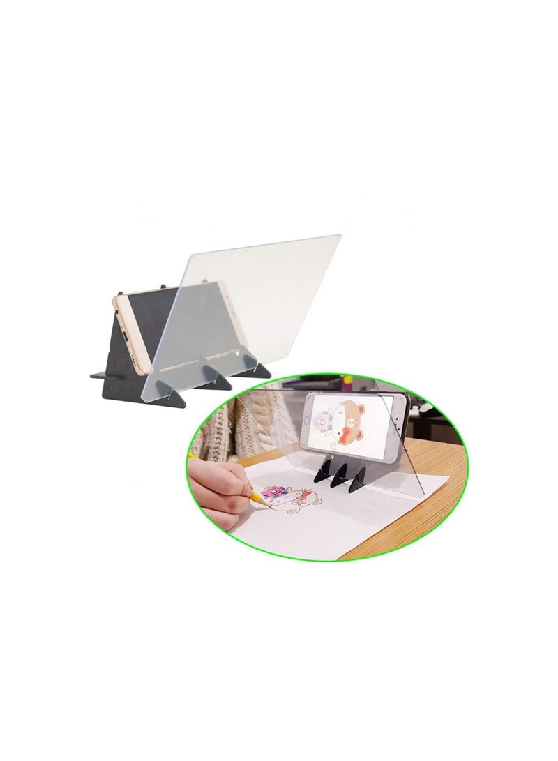 GGOOT Painting Board Panel, DIY Drawing Tracing Pad Optical Imaging Reflection Tracing Board Glass Panel for Drawing Sketch Painting Art Supplies Compatible with Phones and Tablets  - Image 1
