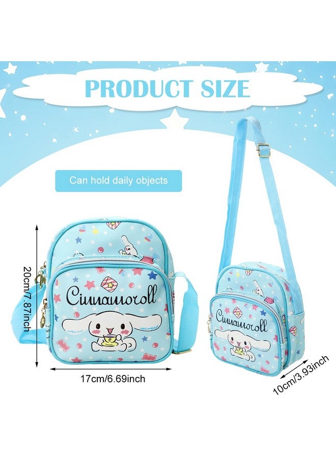 Climberty® Cinnamoroll Crossbody Bag for Girls Kawaii Cinnamoroll Shoulder Bag Small PU Sling Bag with Removable Shoulder Strap Crossbody Bag Christmas Gift for Girls Birdthday Gift - Image 2