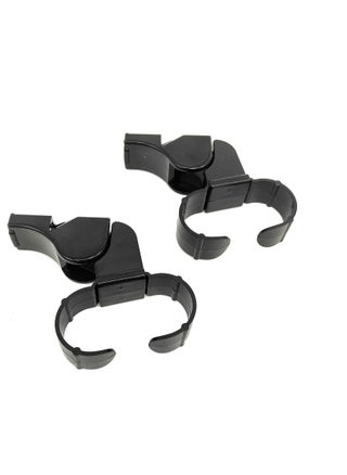 2 PCS Handheld Whistle, Finger Grip Reusable Referee Whistle Black Plastic Grip, Sports Whistles, Loud Crisp Sound - pzsku/ZC91278992935EF013F67Z/45/_/1700816642/4b857ed3-009d-4524-8b19-34267f456fe9