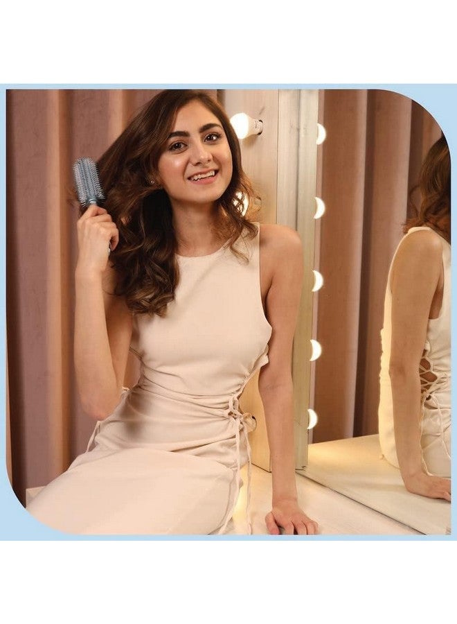 GUBB Styler Range Round Hair Brush : Perfect Tool For Efficient Blow Drying, Adding Curls, Waves & Volume | Premium Nylon Bristles To Gently Shape & Style Your Locks | Lightweight , Long Lasting Curles & Waves Hair Brush - For All Hair Types - For Women, Men, Wet And Dry Hair - Image 5