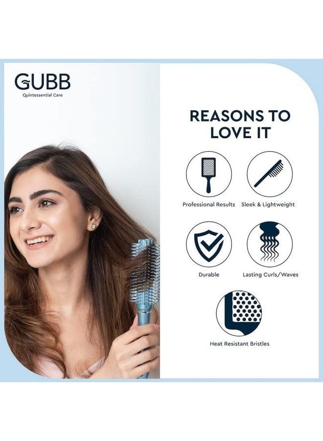 GUBB Styler Range Round Hair Brush : Perfect Tool For Efficient Blow Drying, Adding Curls, Waves & Volume | Premium Nylon Bristles To Gently Shape & Style Your Locks | Lightweight , Long Lasting Curles & Waves Hair Brush - For All Hair Types - For Women, Men, Wet And Dry Hair - Image 3