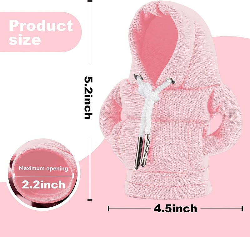 SLLAK Gear Shift Hoodie, Universal Car Shift Knob Cover, Mini Hoodie for Car Shifter, Automotive Interior Cute Gadgets, Car Accessories and Decorations - Image 2