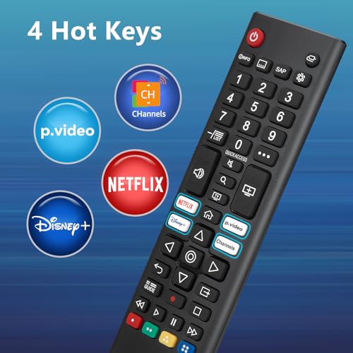 OMAIC Universal for LG Smart TV Remote Control Replacement (Pack of 2) - Image 4