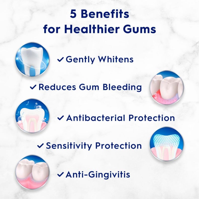 Crest Pro-Health Advanced Gum Restore Deep Clean Toothpaste 4.8 oz Pack of 3 -Anticavity, Antibacterial Flouride Toothpaste, Clinically Proven, Gum and Enamel Protection - Image 4