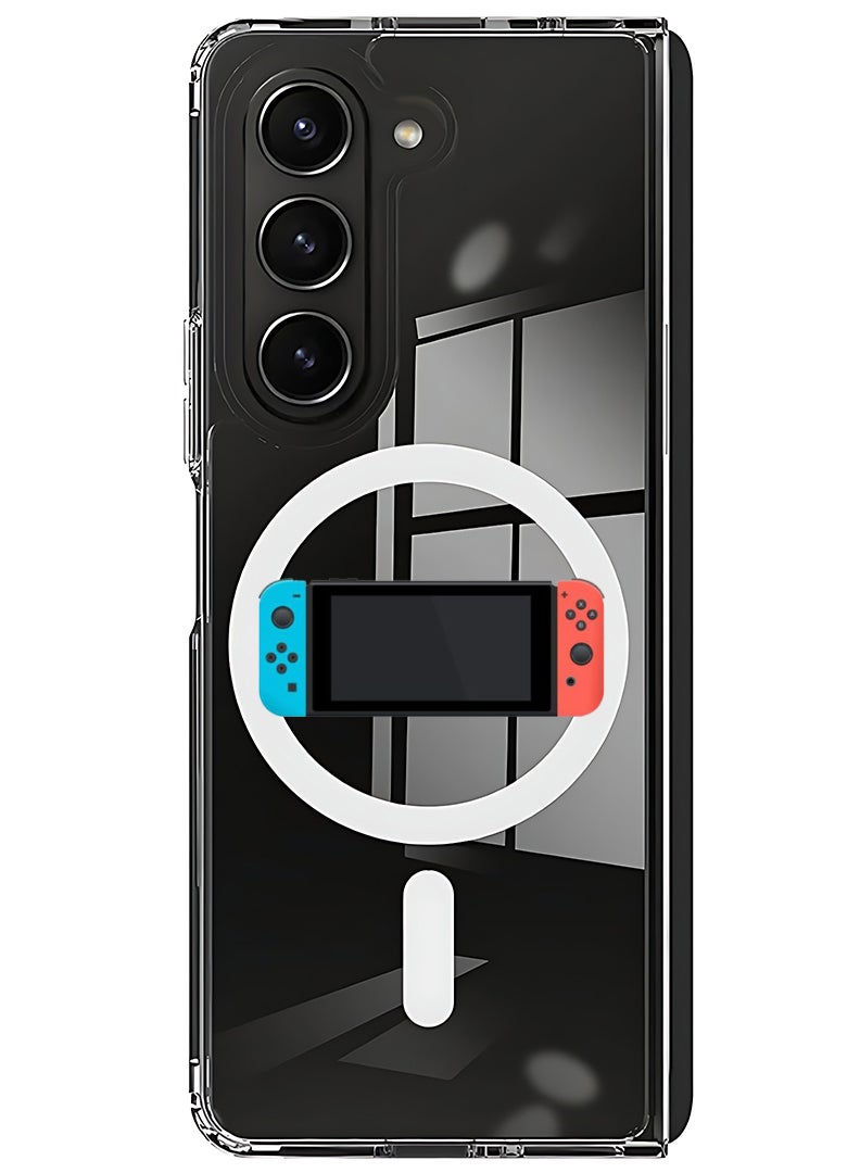 Theodor Magnetic Case for Samsung Galaxy Z Fold 5 Compatible with MagSafe Wireless Charging, Shockproof Phone Bumper Cover Nintendo - Image 1