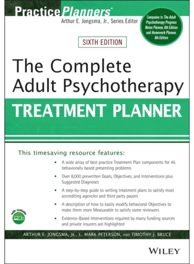 The Complete Adult Psychotherapy Treatment Planner 