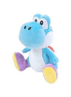 Little Buddy 1219 Super Mario All Star Collection Light Blue Yoshi Plush 7"  - Image 1