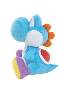 Little Buddy 1219 Super Mario All Star Collection Light Blue Yoshi Plush 7"  - Image 3