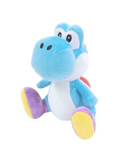 Little Buddy 1219 Super Mario All Star Collection Light Blue Yoshi Plush 7"  - Image 2