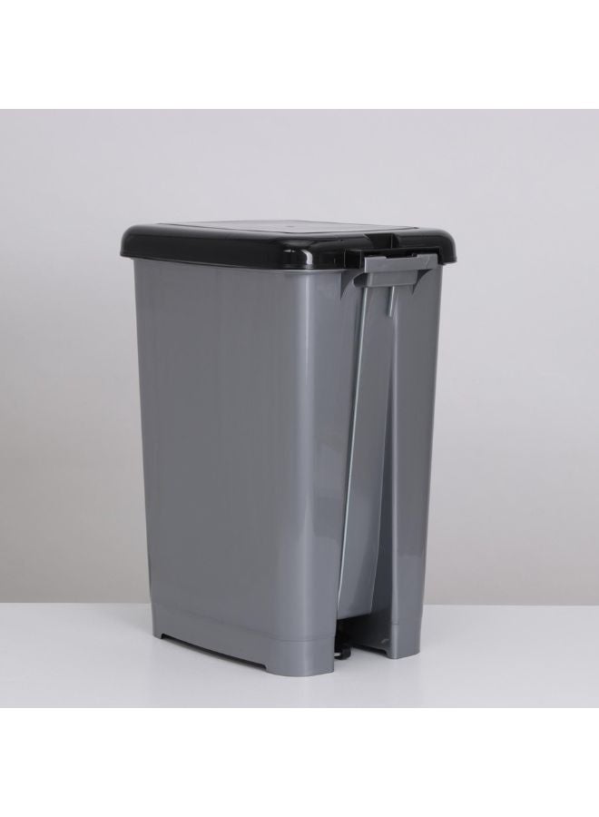 مجال العربية سلة مهملات دعسة ( 15 لتر ) لون رمادي - Image 3