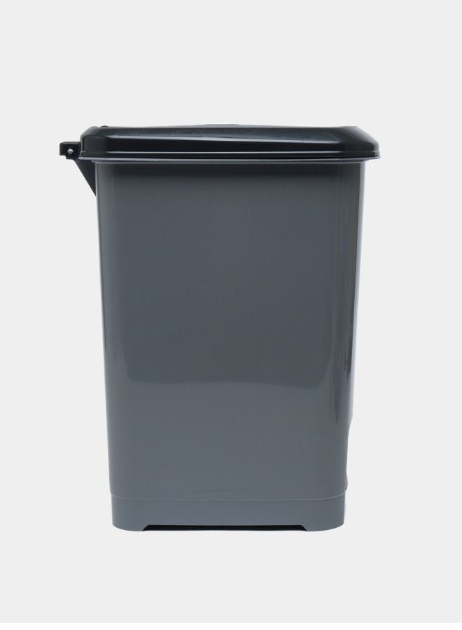 مجال العربية سلة مهملات دعسة ( 15 لتر ) لون رمادي - Image 4