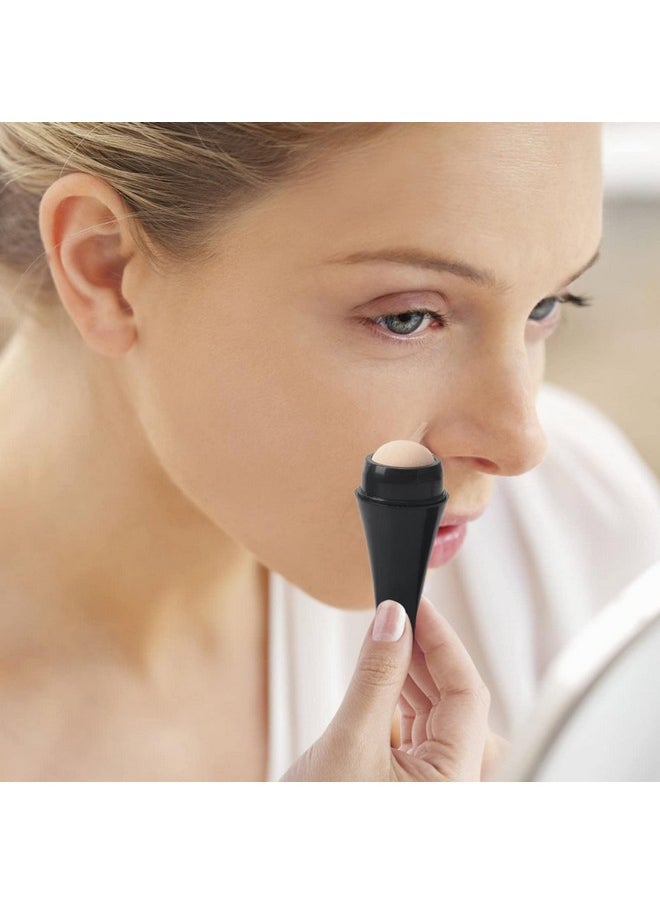 SOLUSTRE - Skin Care Tools Volcanic Stone Roller 4Pcs Volcanic Stone Facial Oil Absorbing Mini Oil Absorbing Replacement Facial Oil Absorbing Facial Beauty Replacement Skin Care Tools Multitools - Image 1