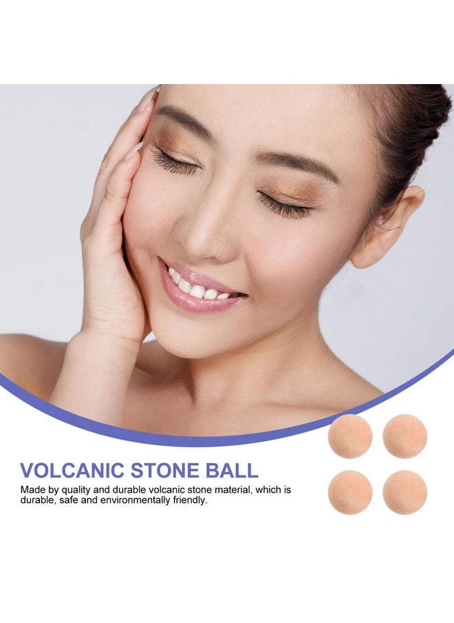SOLUSTRE - Skin Care Tools Volcanic Stone Roller 4Pcs Volcanic Stone Facial Oil Absorbing Mini Oil Absorbing Replacement Facial Oil Absorbing Facial Beauty Replacement Skin Care Tools Multitools - Image 1