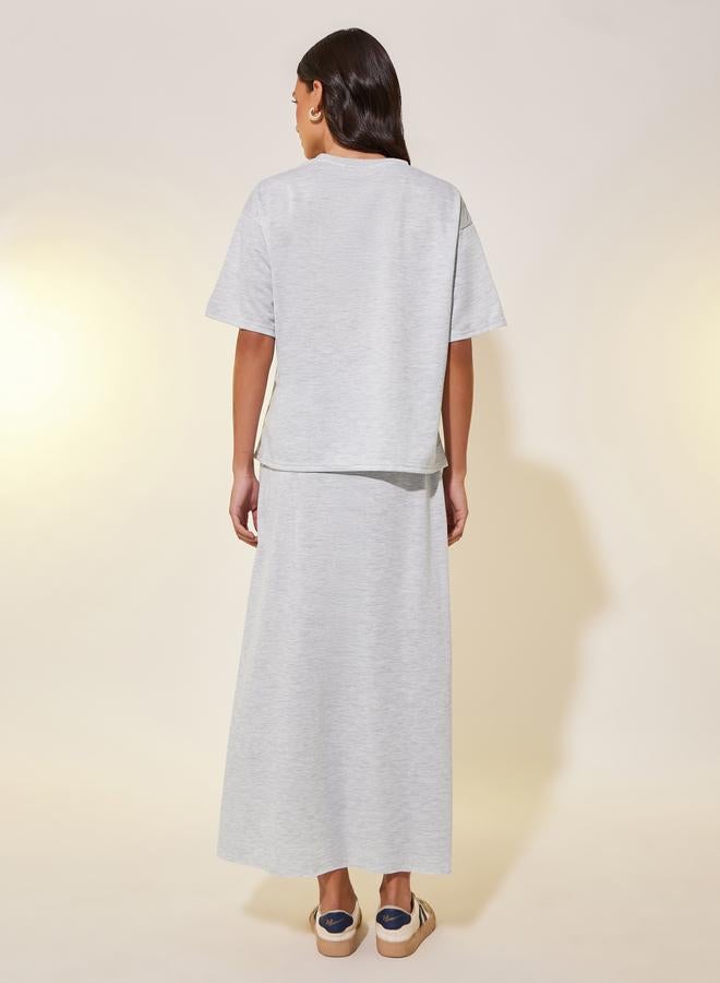 Take Two Take Two Graphic Print Short Sleeve T-Shirt and Skirt Co-Ords  - Image 4
