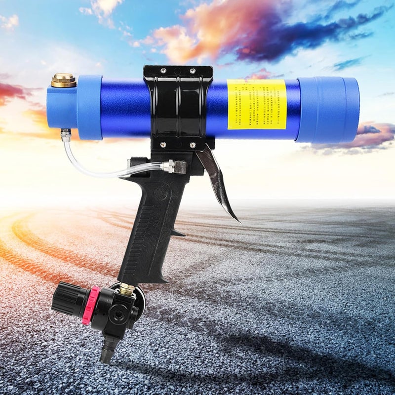 Hand Caulking Gun, 310ml Sealant Caulk Gun No Drip Adjustable Sausage Caulking Gun Compatible with Sealant, Acrylic, Latex, Adhesive and More - Image 2