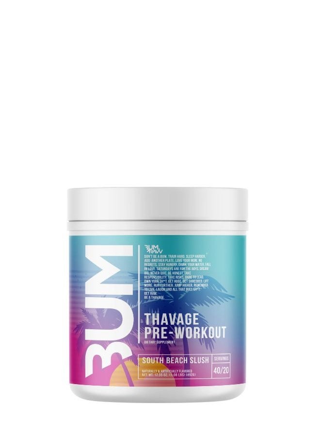 Raw Nutrition RAW CBUM Thavage Pre-workout Beach Slush 492Gm 