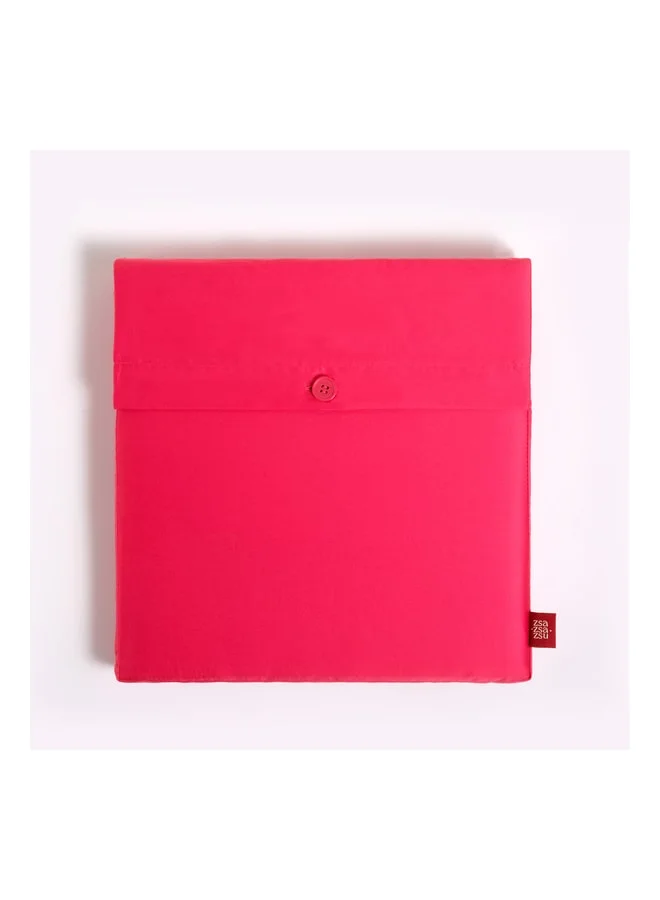 Zsa Zsa Zsu  Solid Fuchsia Double Cotton satin Elastic Sheet.  | Best Price UAE