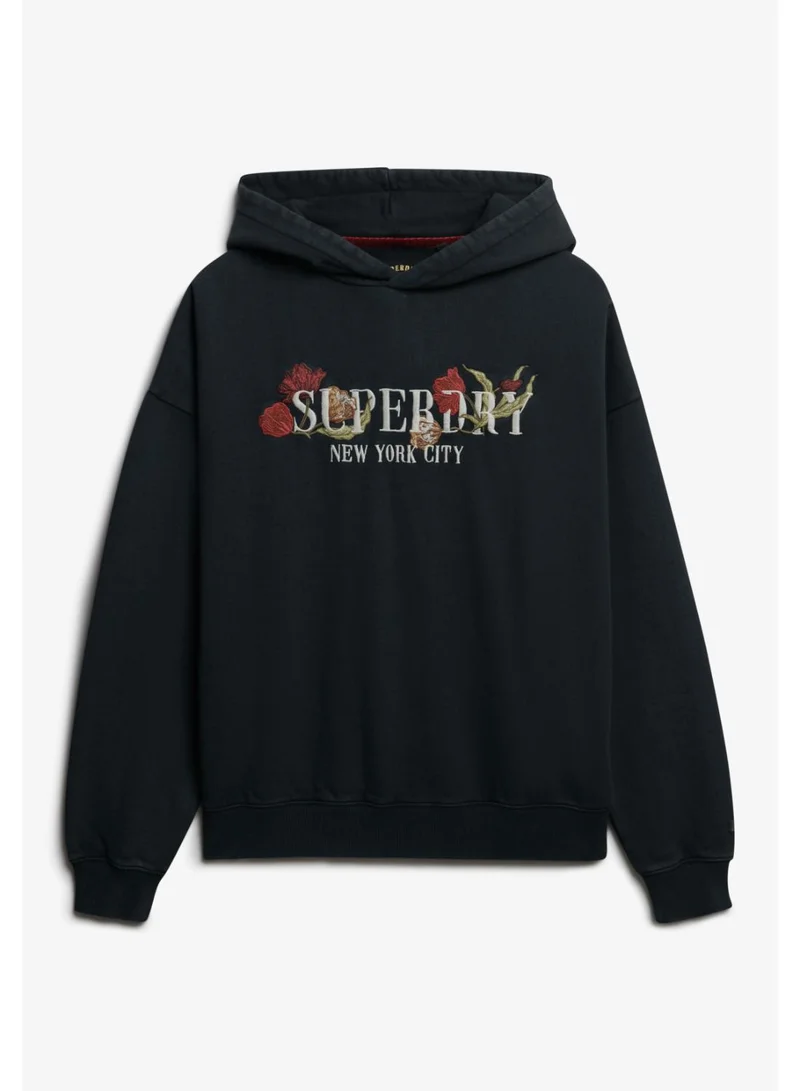 Night Garden Relaxed Hoodie