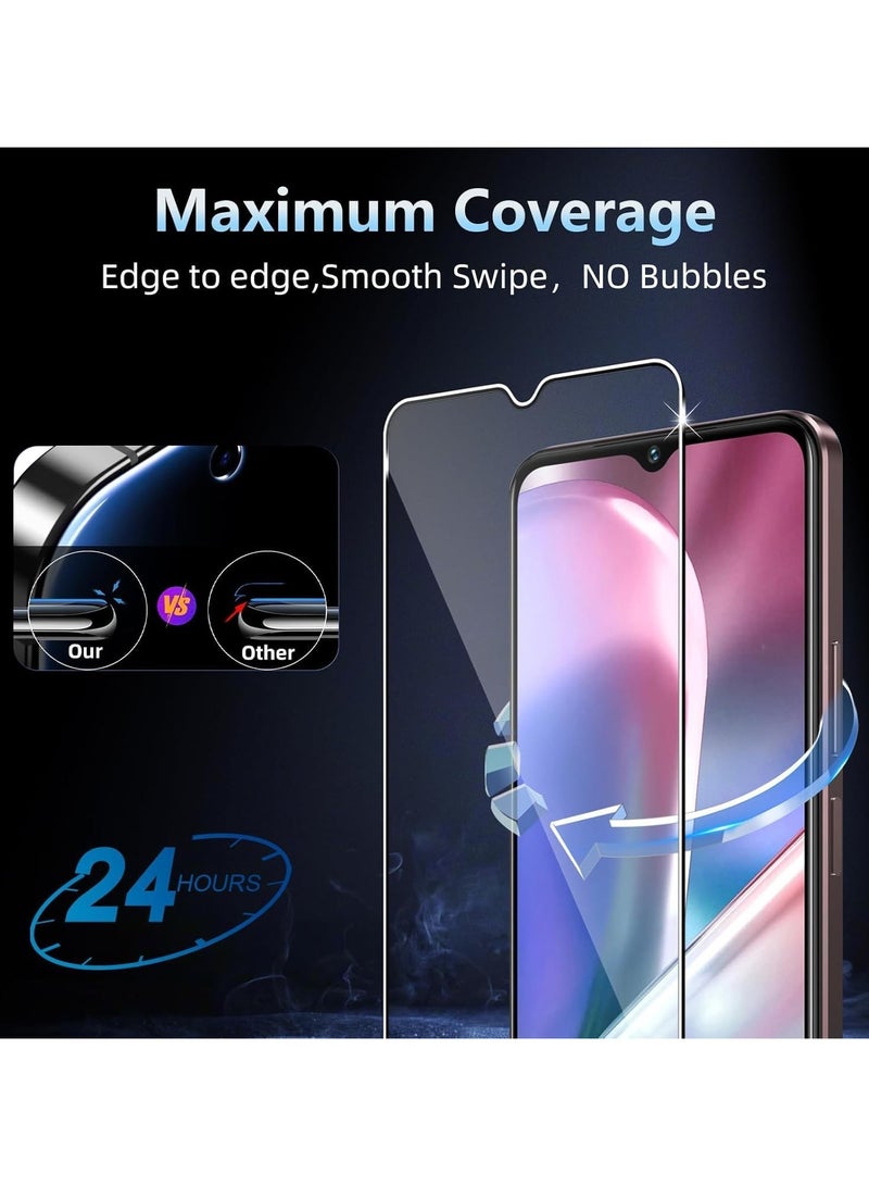 General [2 Pack] Screen Protector Compatible with VIVO Y28s 5G, with [2 Pack] Camera Lens Protector, 9H Hardness Bubble-Free, HD Anti-Scratch Tempered Glass  - Image 3