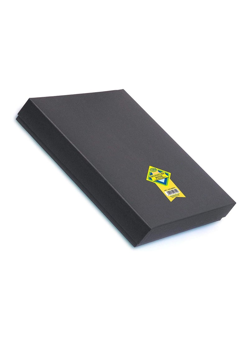 FIS كتاب توقيع FIS، غلاف من مادة PVC، 20 ورقة مع صندوق هدايا، لون أسود، 240 × 340 مم - FSCL20BKN - Image 3