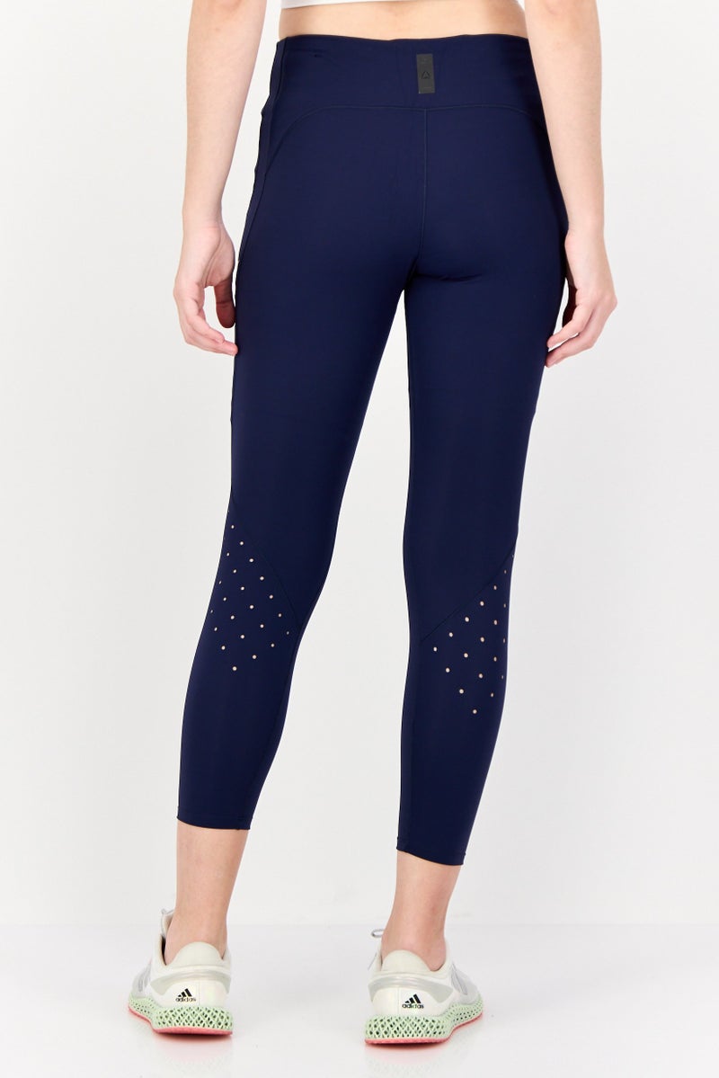 Reebok Women Sportswear Fit Training Leggings, Navy  - Image 3