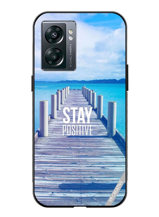 VR CREATIVE Protective Case Cover For OnePlus Nord N300 Stay Positive Design Multicolour - Image 1