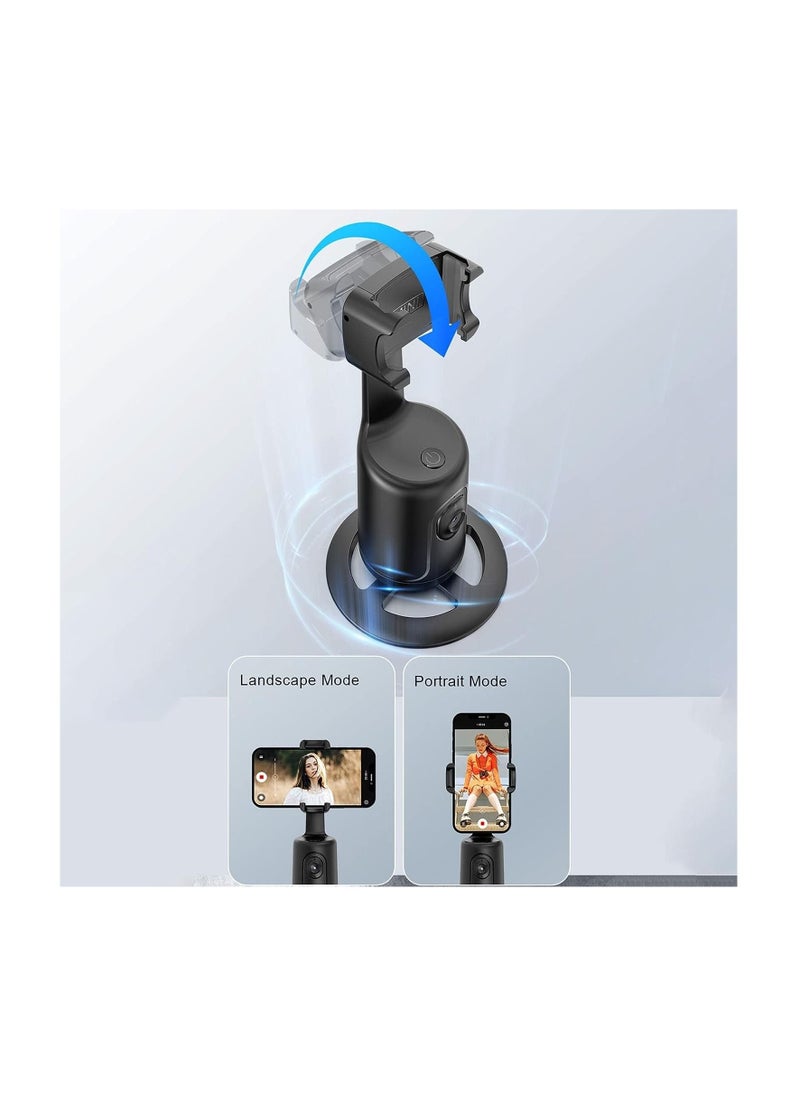Generic - P01 Auto Face Tracking Holder 360 Degree Rotation Smartphone Camera Tripod for Smartphone Photography Motion Tracking Stand for Live Video - Image 1