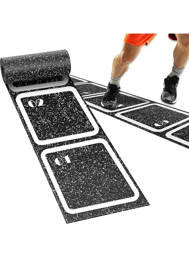 PROMASS سلم مرونة مطاطي 450 سم غير قابل للانزلاق لتدريب السرعة والمرونة لكرة القدم - Image 1