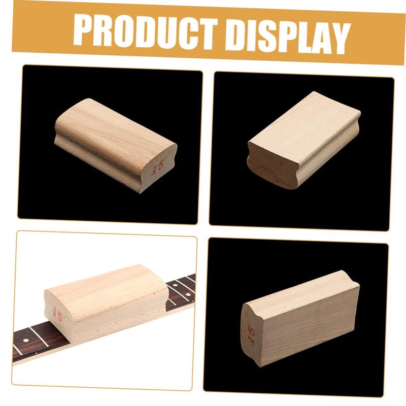 Radius Sanding Block Guitar Fret Leveling Tool 120 Grit Luthier Making Accessory - Image 3