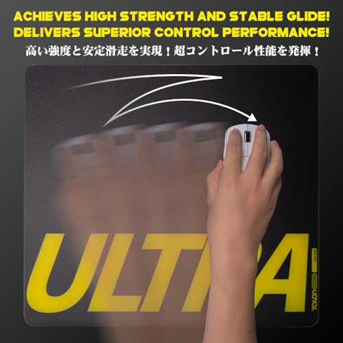 TALONGAMES Mouse Skates for Glass Mousepads | High-Density UHMW-PE | Universal Round Dots 6.5mm 40pcs | Ultra-Control Glide | High Wear Resistance | Silent Design | Rounded Polished (C-1 Black) - Image 3