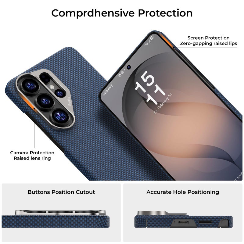 BENKS S26 Ultra Case, ArmorTint Case for Samsung Galaxy S26 Ultra Compatible with MagSafe, Ultra Slim & Lightweight Minimalist Case Built with Dupont Kevlar 1000D Fiber, Aluminum Camera Protection - Image 4