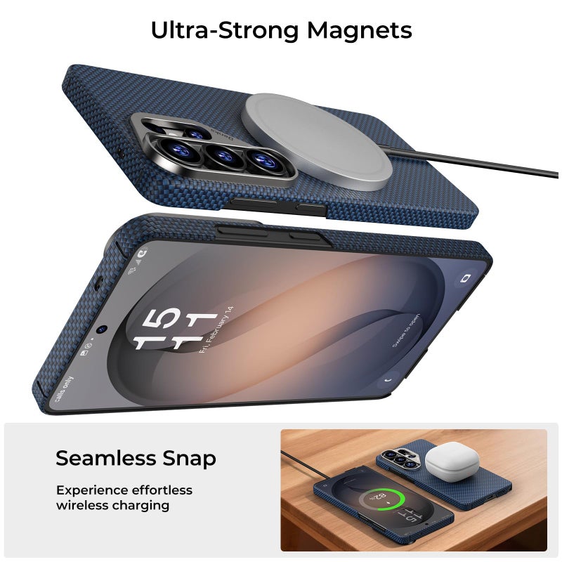 BENKS S26 Ultra Case, ArmorTint Case for Samsung Galaxy S26 Ultra Compatible with MagSafe, Ultra Slim & Lightweight Minimalist Case Built with Dupont Kevlar 1000D Fiber, Aluminum Camera Protection - Image 5